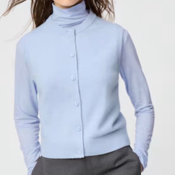 Cashmere Short Vest and Cashmere Blend Turtleneck Set - Picture 1 of 3